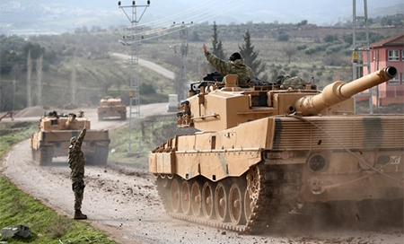 Turquía emplea 27 aviones en la operación militar en Afrín 